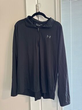 LG Black Full-Zip Athletic Pullover